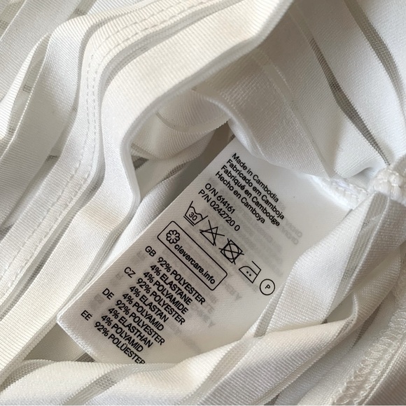 H&M Cropped Transparent Long Sleeve Top - Picture 6 of 8